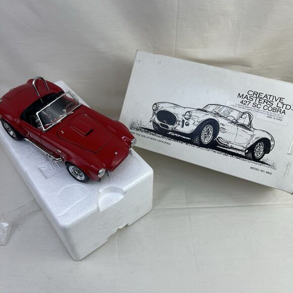 1966‎ Shelby Cobra Red 1:18 Ertl American Muscle 32760 Fastest 10 - Picture 1 of 14